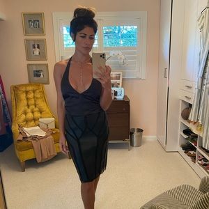 For Love and lemons black halter body suit, Medium